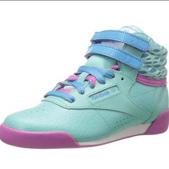 Reebok Freestyle CLASSIC HI Color Blue/Blue Beam/UltraberryStyle M46758,… - Picture 9 of 12